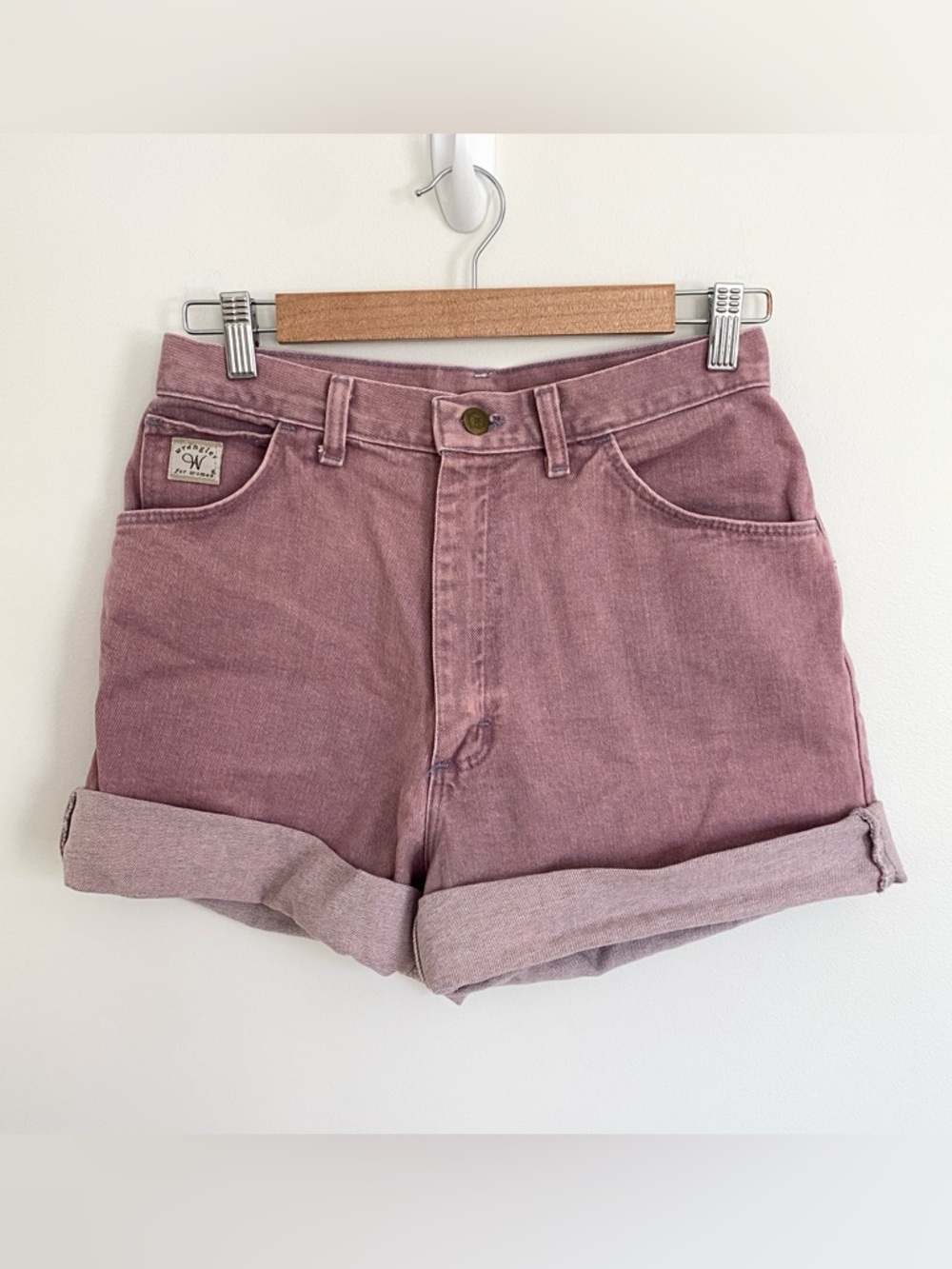 Vintage Wrangler Purple Jean Shorts - Picture 2 of 6